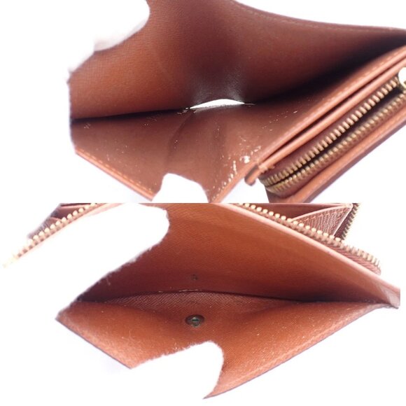 LOUIS VUITTON Porte Monnaie Billets Tresor Wallet Monogram Brown M61730 07EF433 - Picture 11 of 16